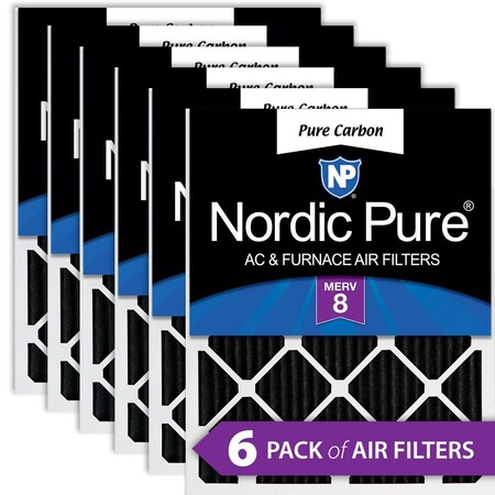 FILTER 12X25X1 APPROXIMATELY MERV 8 EFFICIENCY RATING 6 PIECES ACTUAL SIZE 1175 X 24